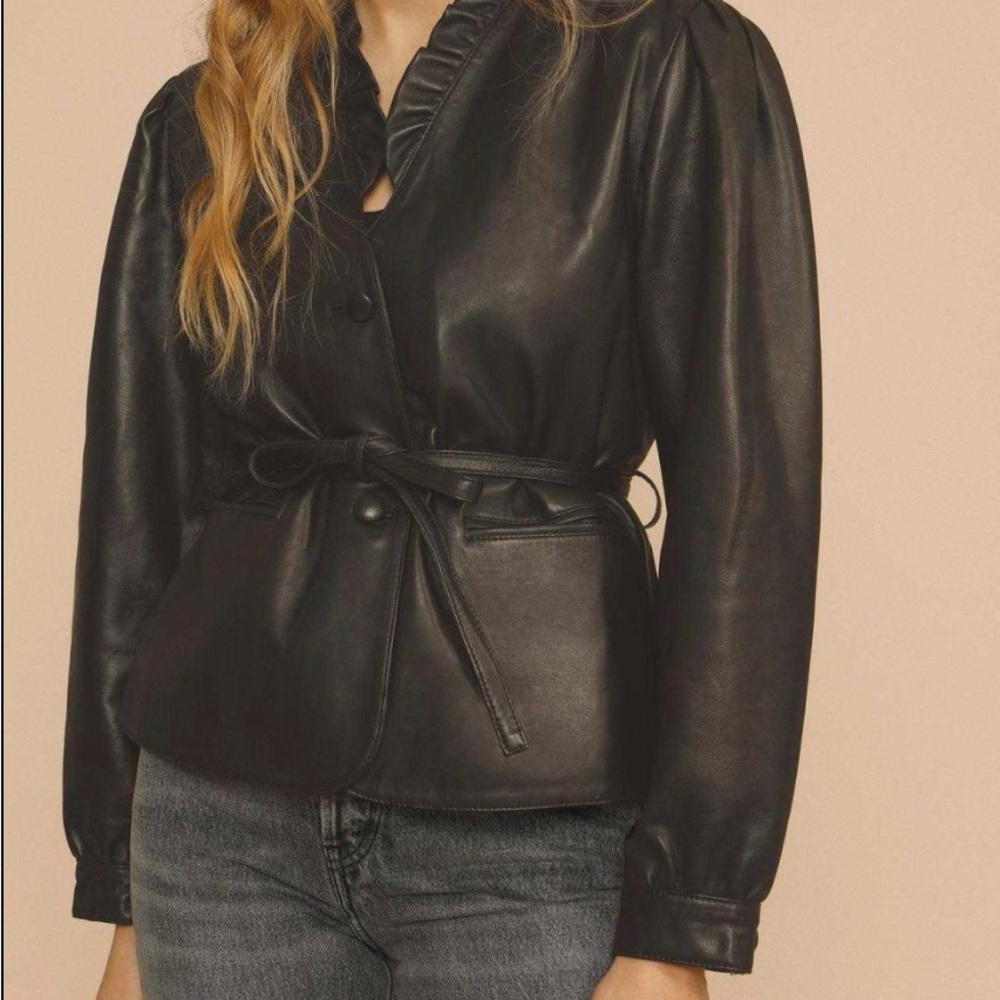 Rouje_Brune leather jacket